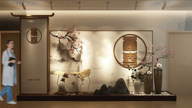 中式美陈形象墙