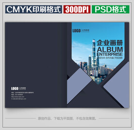 高档商务公司企业宣传画册封面
