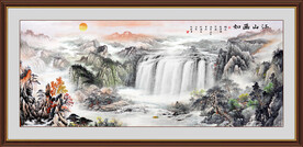 客厅山水画