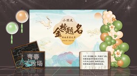 升学宴金榜题名国风谢师宴设计图