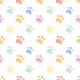  动物爪印满印图案