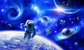 外太空星球银河宇宙黑洞航天背景