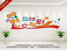 心理健康文化墙