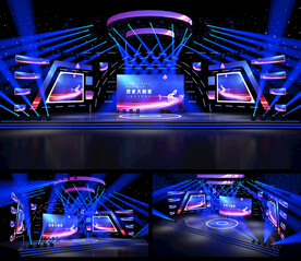 音乐综艺节目舞美效果