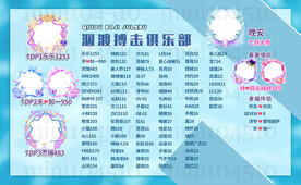 蓝色简约海报设计