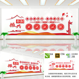 乡村振兴文化墙