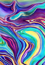 紫色流体抽象肌理