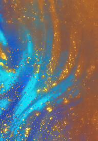 抽象流体蓝色金箔背景