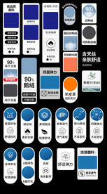 淘宝天猫服饰主图牛皮蘚标签属性