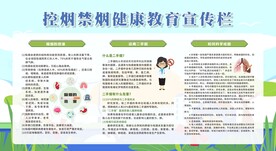 控烟戒烟禁烟健康教育宣传栏