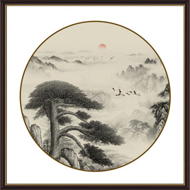 新中式山水画