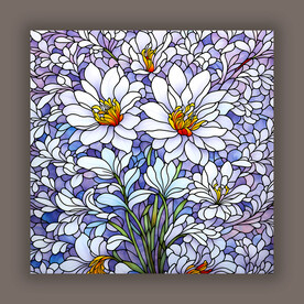 教堂蒂凡尼彩绘玻璃艺术图案