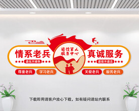 退伍军人文化墙