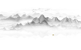 水墨山水画