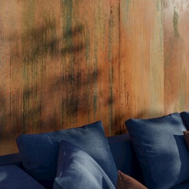 现代意式 沙发背景墙特写