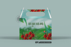 杨梅包装 平面图
