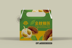 泰国榴莲包装 平面图