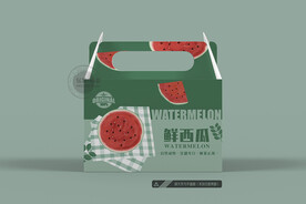 卡通西瓜包装 平面图