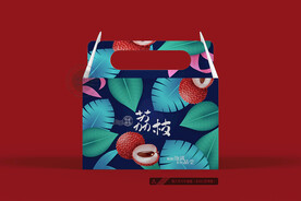 荔枝包装 平面图