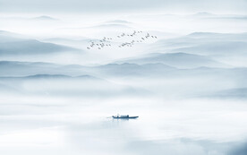 新中式意境水墨画