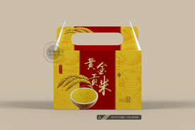黄小米包装 平面图