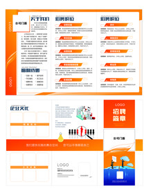 药房 药店 招聘三折页 