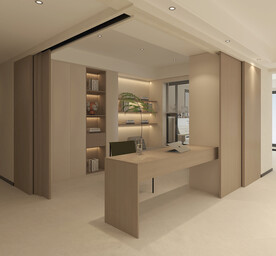 开放式书房3D模型