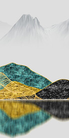 高档 新清晰玄关画 Tif分层