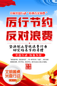 餐饮文明海报