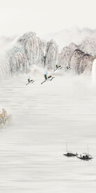 中式 现代玄关新画 TiF分层