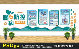 慢病防控文化墙
