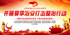 开展夏季治安打击整治行动