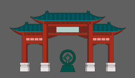 扬州东关古渡门牌楼