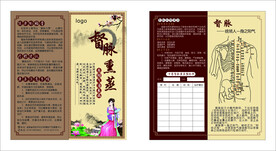 中医熏蒸二折页