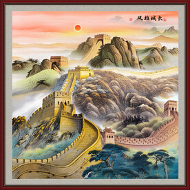 长城国画