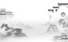 新传 极简灰色山水 TiF分层