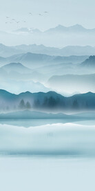 淡雅 高清新玄关画 Tif分层