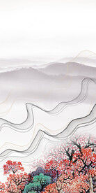 淡雅 大气新玄关画 TiF分层