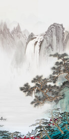 古风 新清晰玄关画 Tif分层