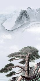 中式 清晰大气玄关 TIf分层