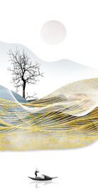 意境 人气简约玄关 TIF分层