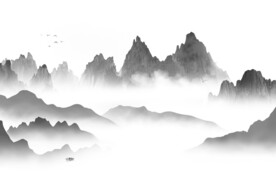 别墅 灰色高档山水 TiF分层