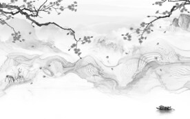 高雅 灰色高档山水 TiF分层