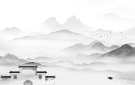 客厅 现代简约山水 TiF分层