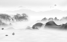 新传 高档灰色山水 TIf分层