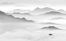 大气 现代灰色山水 TIf分层