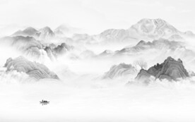 客厅 极简高档山水 Tif分层