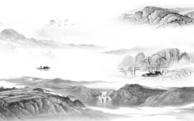 最新 高端高档山水 tif分层