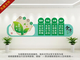 珍惜粮食文化墙