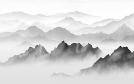 现代 新品高端山水 TIF分层